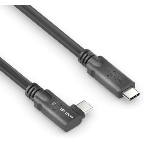 PureLink PI6620-050 PureInstall MicroX4 - Kabel USB 3.2 (Gen1x2) USB-C do USB-C 90° 10Gbps E-Marker 5m