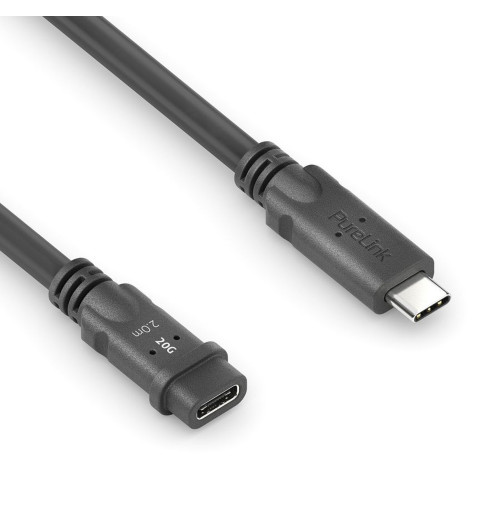 PureLink PI6630-020 PureInstall MicroX4 - Kabel / przedłużacz USB4 (Gen2x2) USB-C 20Gbps 2m