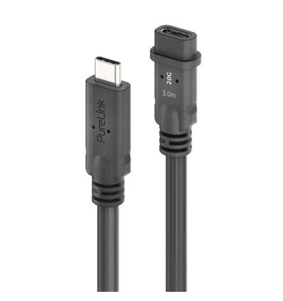 PureLink PI6630-030 PureInstall MicroX4 - Kabel / przedłużacz USB4 (Gen2x2) USB-C 20Gbps 3m