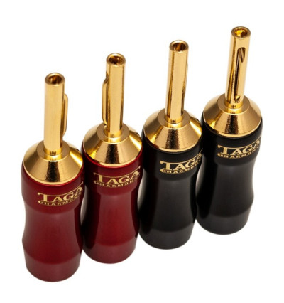 Taga Harmony TCB-008 – wtyki bananowe zestaw 4 sztuk