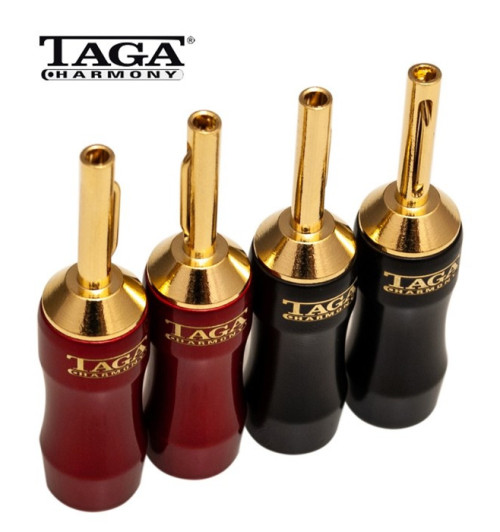 Taga Harmony TCB-008 – wtyki bananowe zestaw 4 sztuk