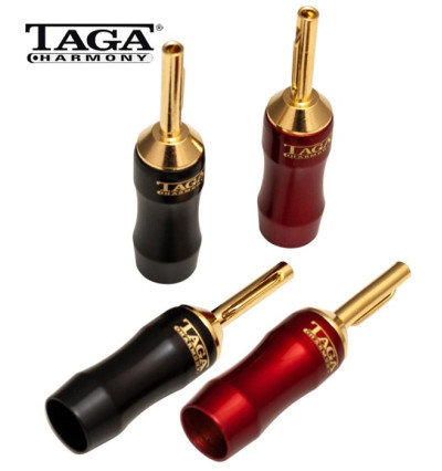 Taga Harmony TCB-008 – wtyki bananowe zestaw 4 sztuk