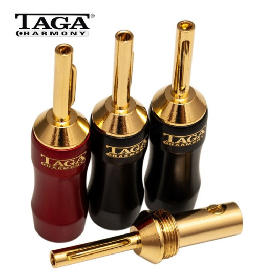 Taga Harmony TCB-008 – wtyki bananowe zestaw 4 sztuk