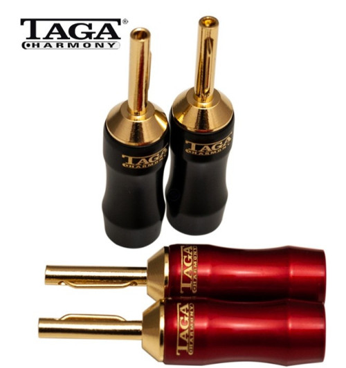 Taga Harmony TCB-008 – wtyki bananowe zestaw 4 sztuk