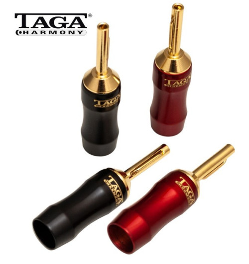 Taga Harmony TCB-008 – wtyki bananowe zestaw 4 sztuk