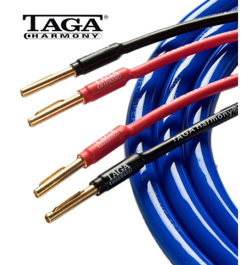 Taga Harmony Blue-16 2x2.5m – Kabel głośnikowy zakończony wtykami