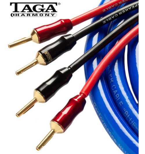 Taga Harmony Blue-12 2x3m – Kabel głośnikowy zakończony wtykami