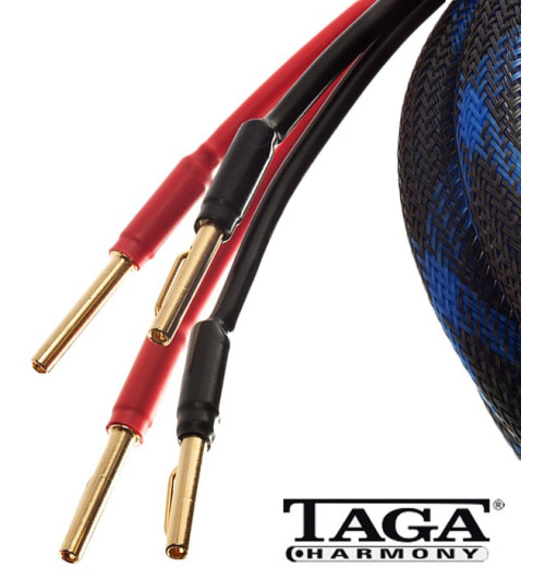 Taga Harmony Blue-16 2x2.5m – Kabel głośnikowy konfekcja z oplotem nylonowym