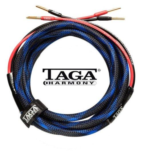 Taga Harmony Blue-16 2x2.5m – Kabel głośnikowy konfekcja z oplotem nylonowym