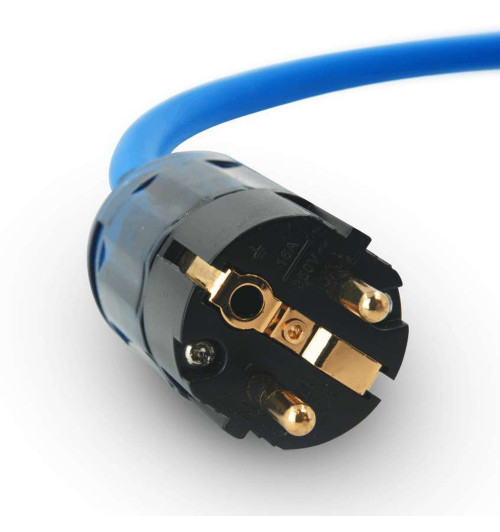 Melodika SBP Sky Blue - Kabel zasilający z uziemieniem Schuko - IEC C13