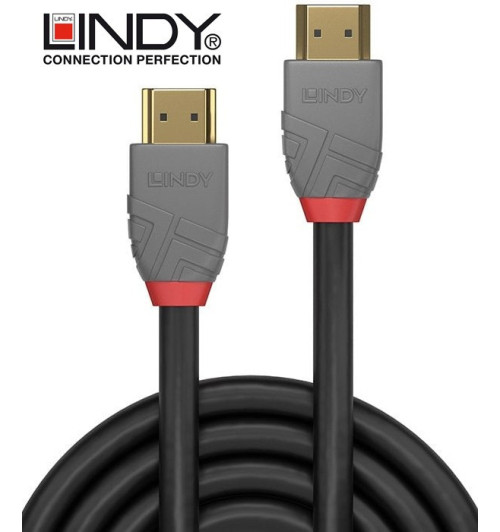 Kabel HDMI HIGHSPEED 4K Lindy 36964 Anthra Line - 3m