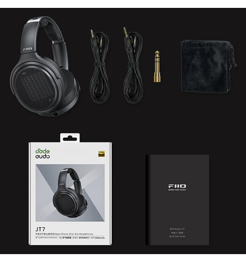 FiiO x JadeAudio JT7 - Otwarte planarne słuchawki wokółuszne Hi-Res
