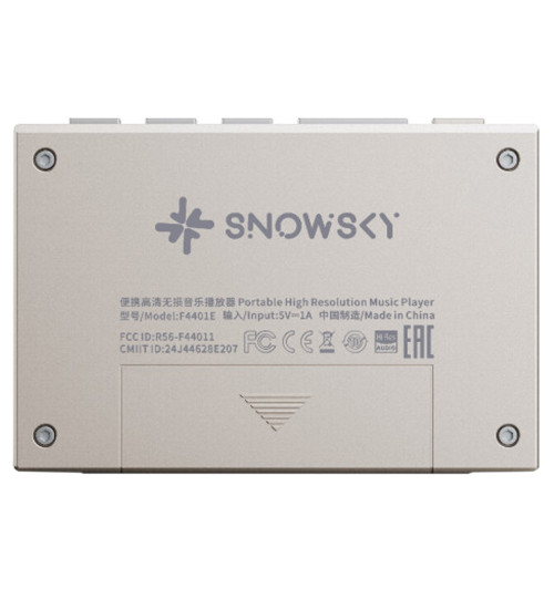 FiiO Snowsky Echo Mini Titanium Limited Edition - Przenośny odtwarzacz muzyczny DAP High-Res z Bluetooth 5.3