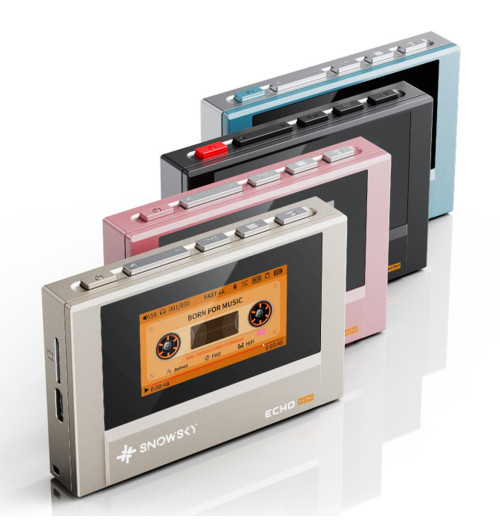 FiiO Snowsky Echo Mini Titanium Limited Edition - Przenośny odtwarzacz muzyczny DAP High-Res z Bluetooth 5.3