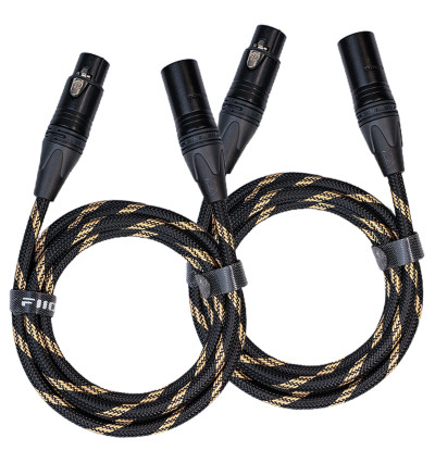FiiO LX-XLR4L - Para zbalansowanych kabli interkonekt audio XLR - XLR 1,5m