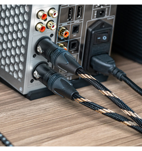 FiiO LX-XLR4L - Para zbalansowanych kabli interkonekt audio XLR - XLR 1,5m