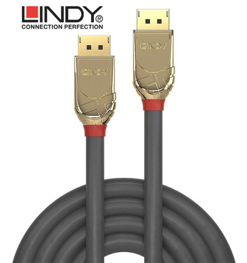 Lindy Gold Line 36292 - Kabel DisplayPort 1.4 - 2m
