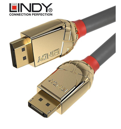 Lindy Gold Line 36292 - Kabel DisplayPort 1.4 - 2m
