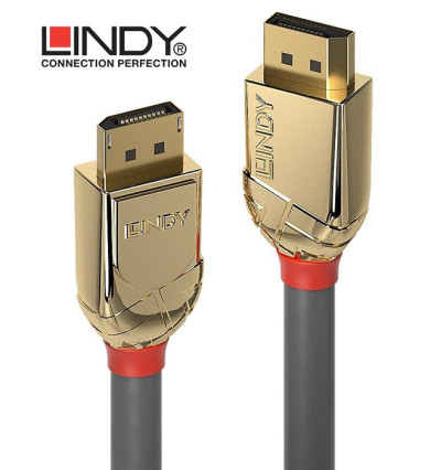 Lindy Gold Line 36296 - Kabel DisplayPort 1.2 - 10m
