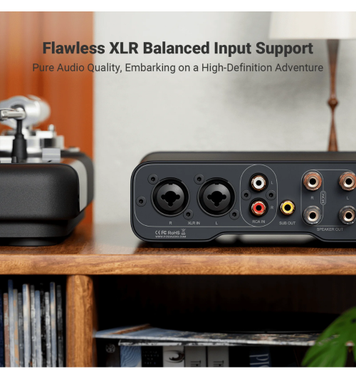 Fosi Audio ZA3 — kompaktowy wzmacniacz stereo/mono 48V