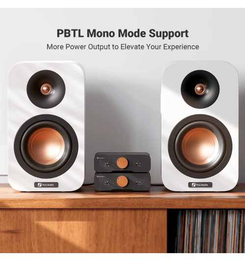 Fosi Audio ZA3 — kompaktowy wzmacniacz stereo/mono 48V