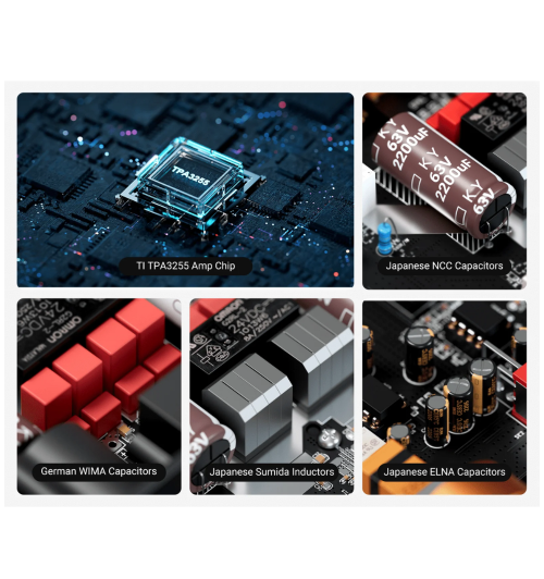 Fosi Audio ZA3 — kompaktowy wzmacniacz stereo/mono 48V