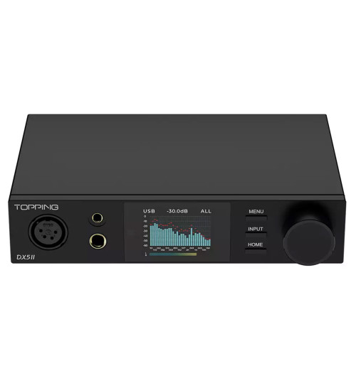 Topping DX5 II - Zbalansowany przetwornik cyfrowo-analogowy DAC / wzmacniacz słuchawkowy