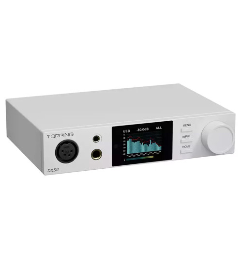 Topping DX5 II - Zbalansowany przetwornik cyfrowo-analogowy DAC / wzmacniacz słuchawkowy