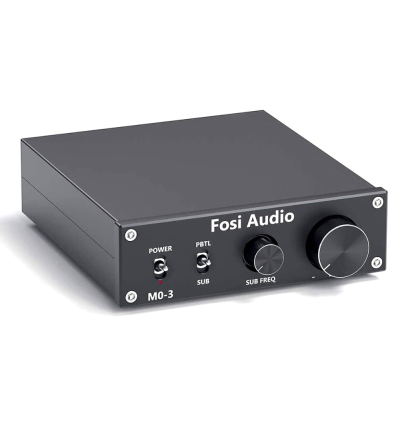 Fosi Audio M03 – kompaktowy wzmacniacz subwoofera z mocnym dźwiękiem