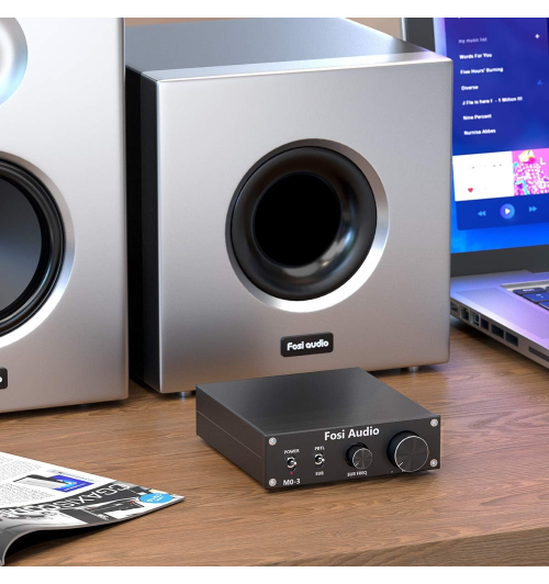 Fosi Audio M03 – kompaktowy wzmacniacz subwoofera z mocnym dźwiękiem