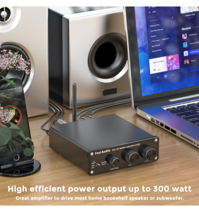 Fosi Audio M01-BT – kompaktowy wzmacniacz subwoofera z Bluetooth 5.0