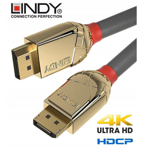 Lindy Gold Line 36295 - Kabel DisplayPort 1.2 - 7.5m