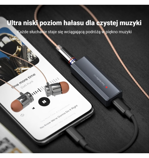 Fosi Audio DS2 2024 – przenośny DAC/AMP Hi-Res, moc 170mW