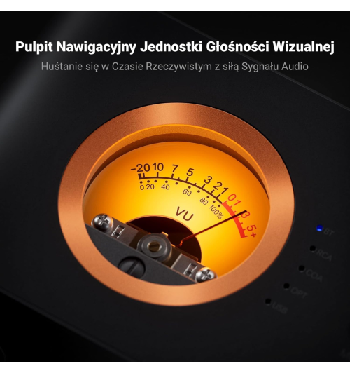 Fosi Audio MC351 — wzmacniacz z DAC, Bluetooth i retro VU