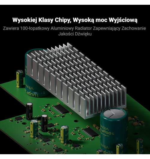 Fosi Audio MC351 — wzmacniacz z DAC, Bluetooth i retro VU