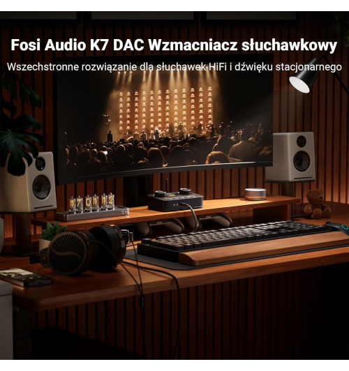 Fosi Audio K7 – wszechstronny DAC/AMP słuchawkowy dla graczy i audiofilów