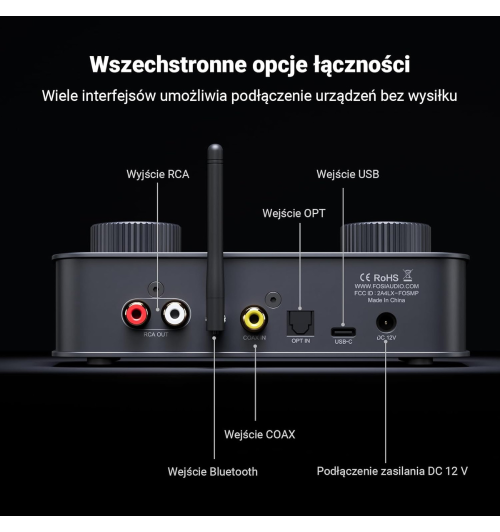 Fosi Audio K7 – wszechstronny DAC/AMP słuchawkowy dla graczy i audiofilów