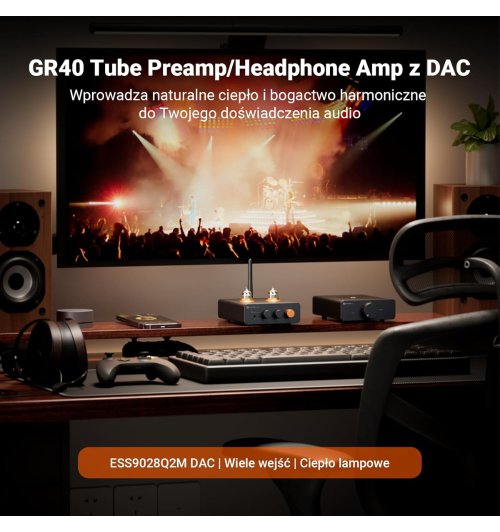 Fosi Audio GR40 – lampowy DAC/AMP o audiofilskiej jakości