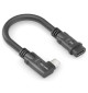 PureLink PIA620 PureInstall MicroX4 - Adapter portsaver USB-C do USB-C 90° USB4 Gen2x2 20Gbps 0,1m