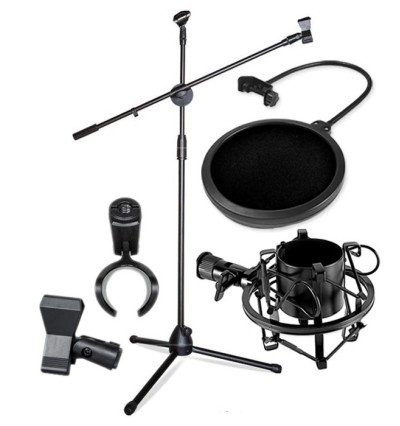 POP filtr mikrofonowy + stojak + kosz antywibracyjny