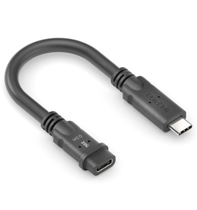 PureLink PIA630 PureInstall MicroX4 - Adapter portsaver USB-C M/F USB4 Gen2x2 20Gbps 0,1m