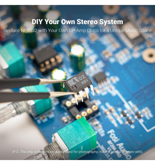 Fosi Audio BT20A Pro Blue – Wzmacniacz mocy 600W z Bluetooth 5.0