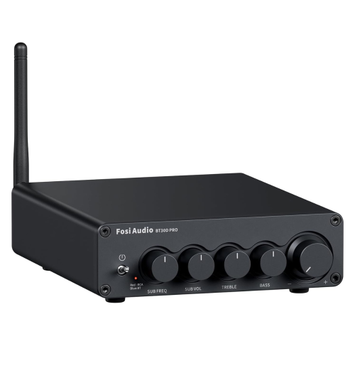 Fosi Audio BT30D Pro – Wzmacniacz 2.1 z Bluetooth 5.0 i mocnym basem