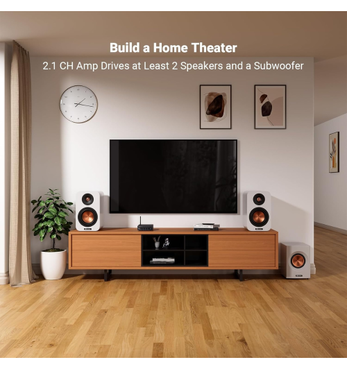 Fosi Audio BT30D Pro – Wzmacniacz 2.1 z Bluetooth 5.0 i mocnym basem