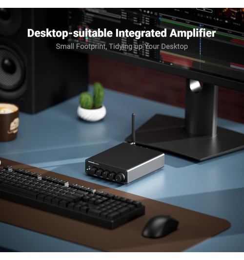 Fosi Audio BT30D Pro – Wzmacniacz 2.1 z Bluetooth 5.0 i mocnym basem