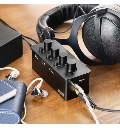 Fosi Audio SK01 – przenośny wzmacniacz słuchawkowy z regulacją tonu