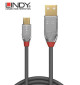 Lindy 36653 Kabel USB 2.0 A - micro USB B Cromo Line - 3m
