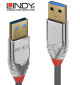 Lindy 36627 Kabel USB 3.1 A - USB A Cromo Line – 2m