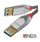 Lindy 36627 Kabel USB 3.1 A - USB A Cromo Line – 2m