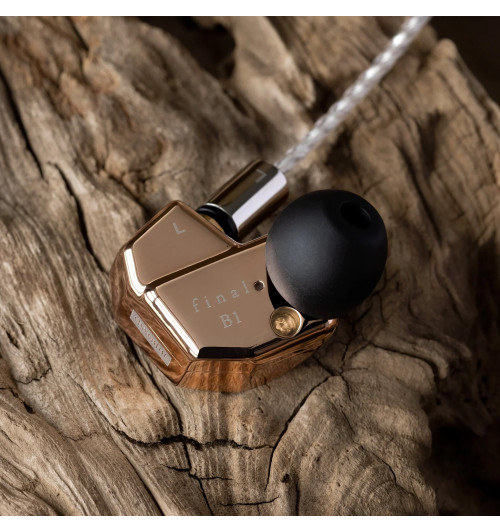 Final Audio B1 - Słuchawki dokanałowe IEM z wymiennym przewodem MMCX